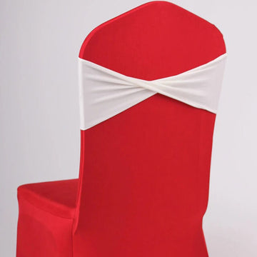 Spandex Chair Sash Without Slider Buckle