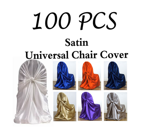Pack of 100 - Satin Universal  Chair Cover NW