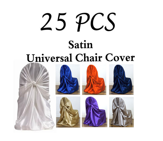 Pack of 25 - Satin Universal  Chair Cover NW