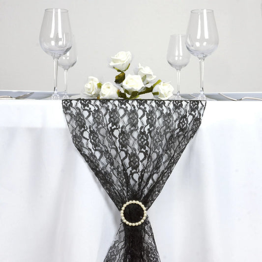 Pack of 10 - Lace Table Runners 10FT Long
