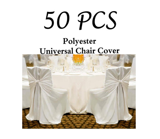 Pack of 50 - Polyester Universal Chair Cover
