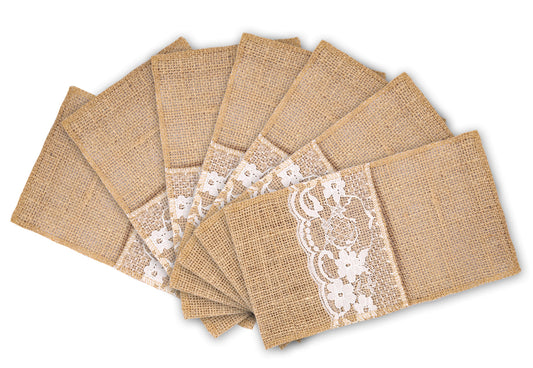 Pack of 75 - Burlap 4